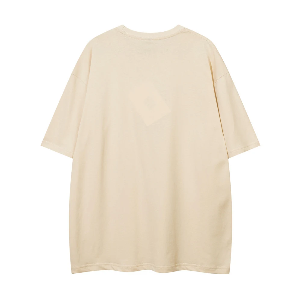Title 13, Heren Zomer T-shirt Korte Mouw Losse Pasvorm Vo...