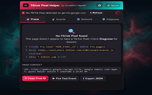 SI - Tiktok Pixel Helper screenshot 1
