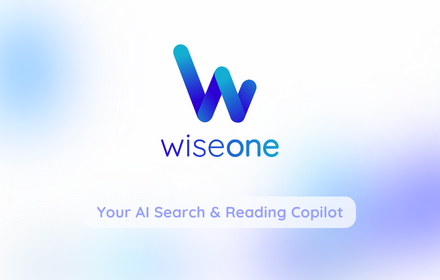 Wiseone - Your AI Search & Reading Copilot small promo image