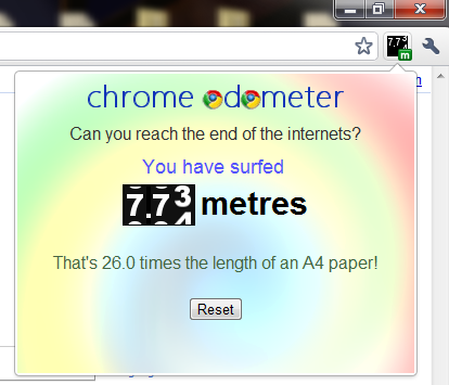 Odometer for Chrome