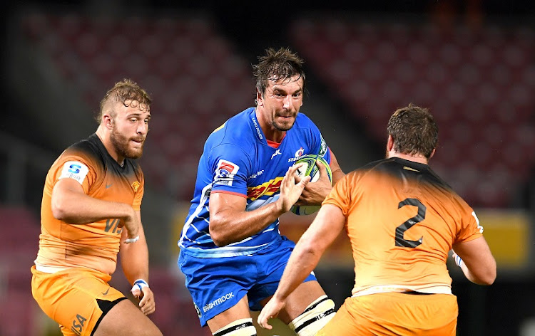 Eben Etzebeth of the Stormers during round 5 of the Super Rugby match between DHL Stormers and Jaguares at DHL Newlands on March 15, 2019 in Cape Town, South Africa.