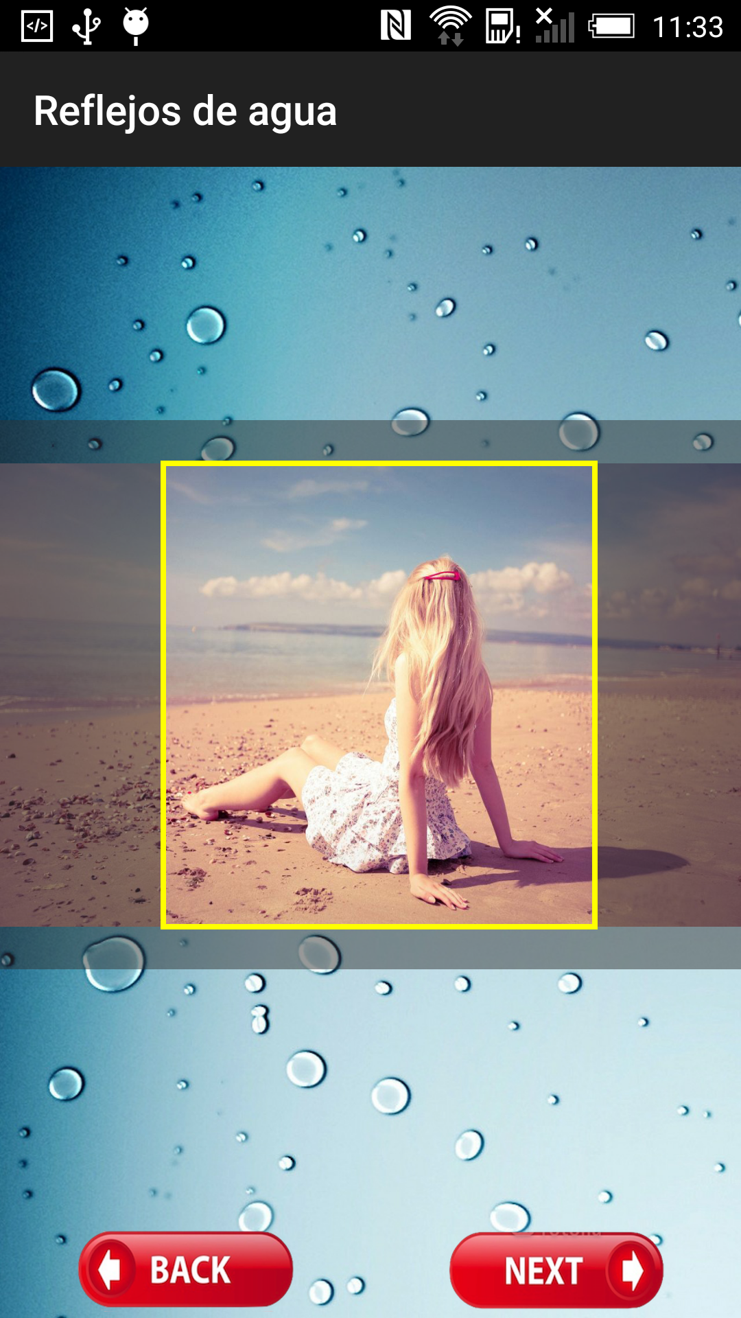 Android application Water Reflection Pro screenshort