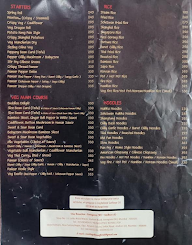 Sizzling China menu 1