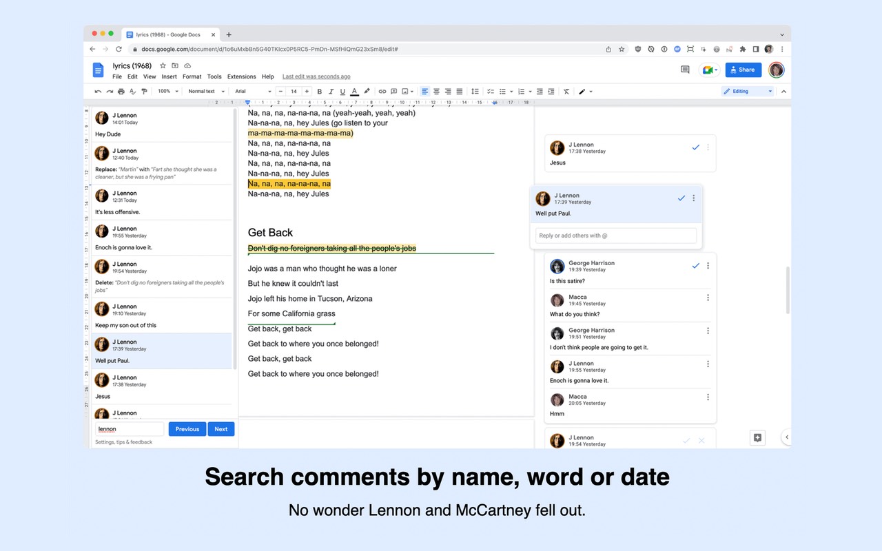 Comment Helper for Google Docs Preview image 1