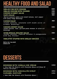 Fryde Cafe menu 1