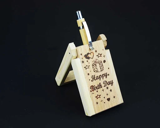 Birthday Pen With Wooden Stand