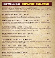 Oye Pappe menu 2