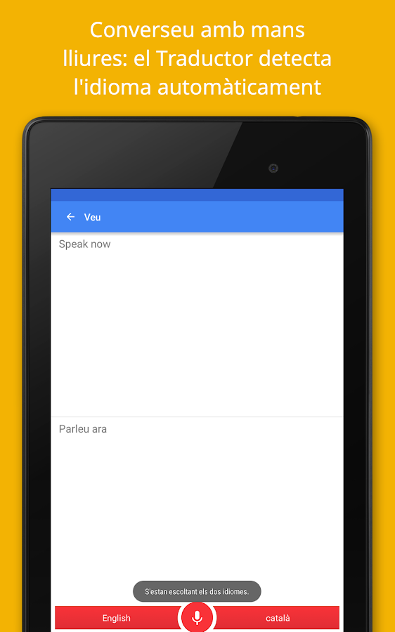   Traductor de Google: captura de pantalla 
