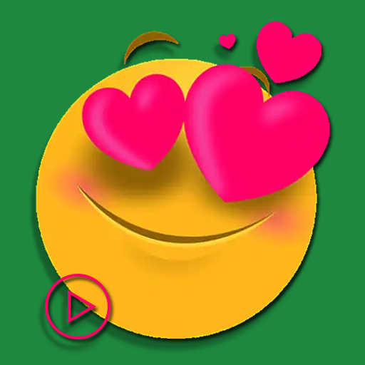 3D 😘 Animated Emojis Stickers For WhatsApp live