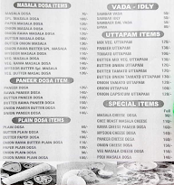 Anna Madras Cafe menu 2