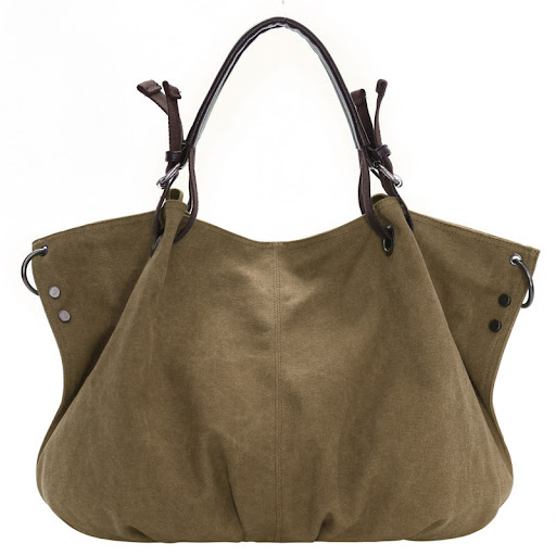 Title 2, European and American fashion womens canvas ba...
