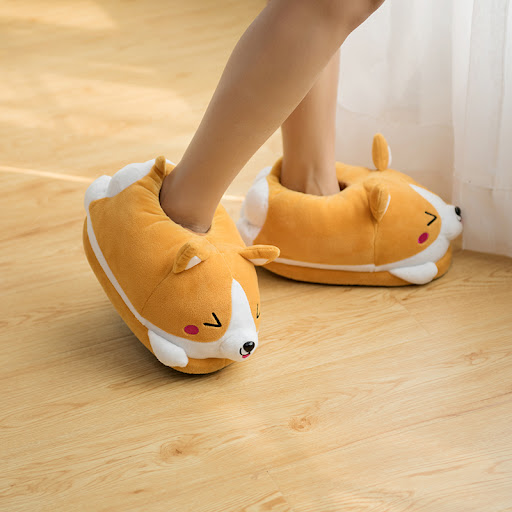 Title 1, Winter Indoor Thickened Warmth Corgi Cotton Sli...