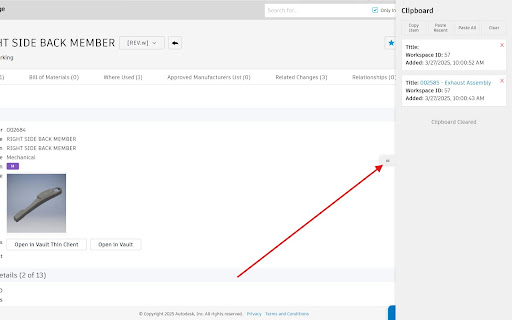 Fusion Manage Advanced Clipboard