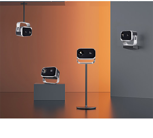 Title 8, Home HD Portable Projector With Bracket Enjoy H...