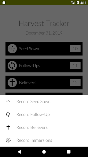 Screenshot Harvest Tracker