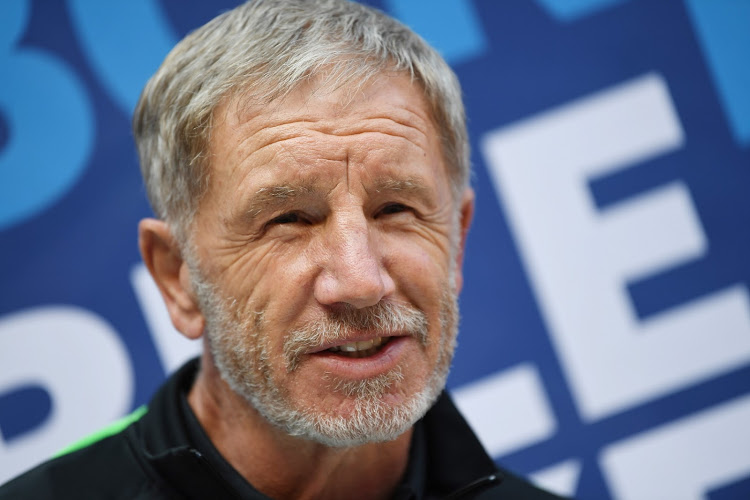 Kaizer Chiefs coach Stuart Baxter during the 2021-22 DStv Premiership season launch at FNB Stadium on August 18 2021.