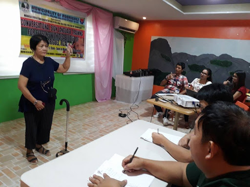 MCCID conducts Sign Language Training for Rodriguez MSWDO