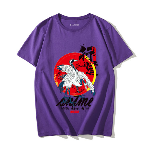 Title 3, Mens short sleeve tide print loose fit T-shirt...