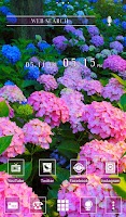 Hydrangea Forest Theme Screenshot