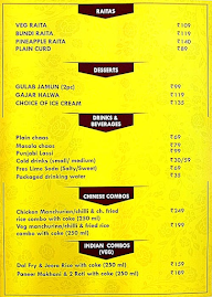 Dana Pani menu 1