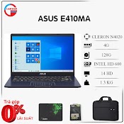 [Mã 1212Elsale10 Giảm 5% Đơn 3Tr] [Mới 100%] Laptop Asus E410Ma (Intel Celeron N4020/4Gb/128Gb Ssd/14.0 Hd/ 1.3Kg