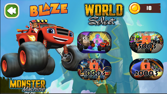 Blaze and The Monster Hill Racing Machines 2018 2.2 APK + Mod (Unlimited money) for Android