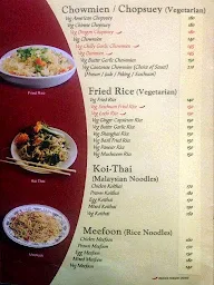 Chung's Chinese Corner menu 2