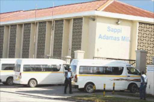 CLOSED: Sappi Southern Africa has completed the closure of its Adamas Mill in Nelson Mandela Bay. More jobs are expected to be shed next year. Photo: SAM MAJELA