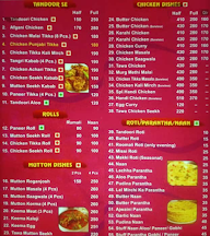 New Sher Punjab Dhaba menu 1