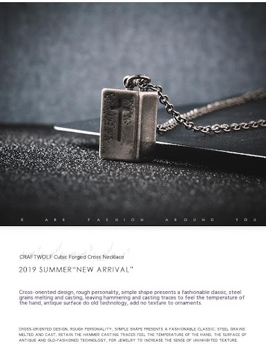Title 5, Vintage Hip Hop Titanium Steel Three-dimensiona...