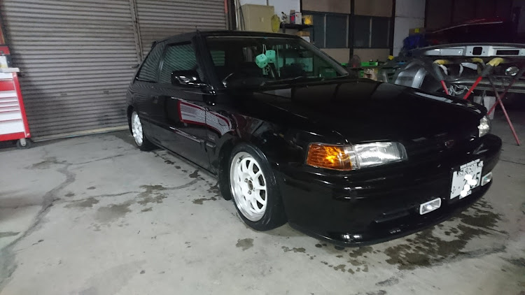 ファミリアのマツダ・ファミリア・洗車に関するカスタム事例の投稿画像1枚目