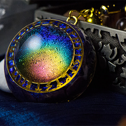 Title 1, Mens and Womens Fashion Rainbow Crystal Penda...