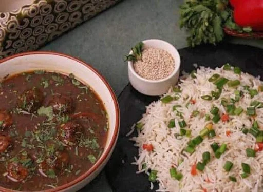 Fried Rice With Manchurian