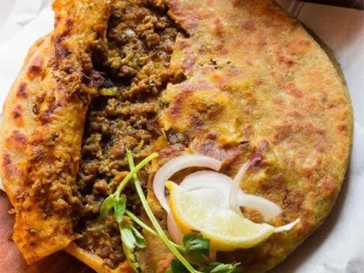 Desi Ghee Mutton Keema Paratha