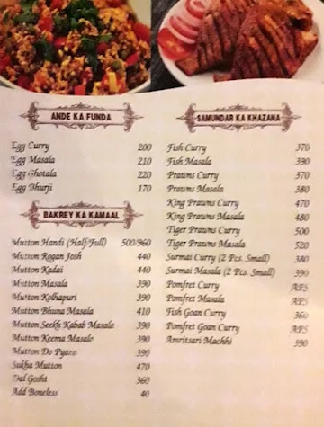 Mini Punjab Grill menu 