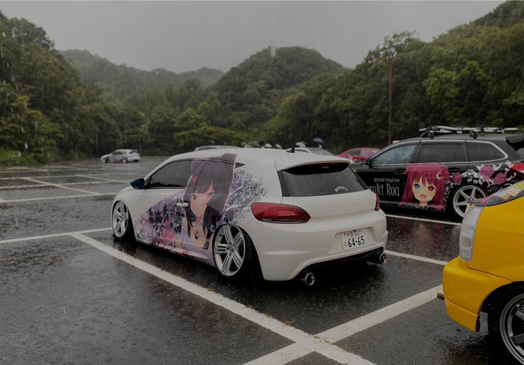シロッコRの大雨に気をつけて！・お盆休み・エアサス・雨の日ショット・シロッコに関するカスタム事例の投稿画像3枚目
