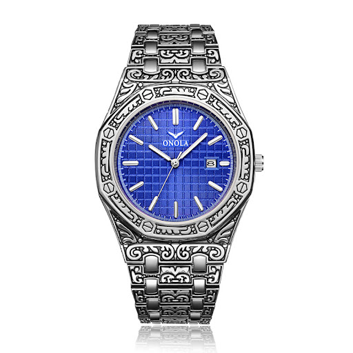 Title 4, Antique Steel Band Waterproof Mens Quartz Watc...