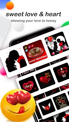 Emoji Love GIF Stickers for WhatsAppのおすすめ画像4