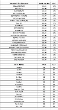 Ganga Sweets menu 6