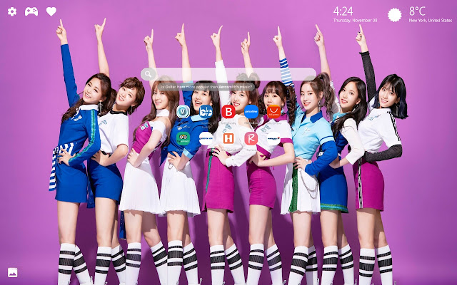 Twice Kpop New Tab Wallpaper HD