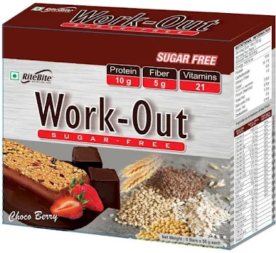 Rite Bite Work Out Bar Choco Berry 50 Gm