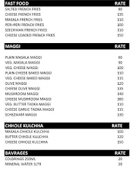 Chinese Tiffin menu 1