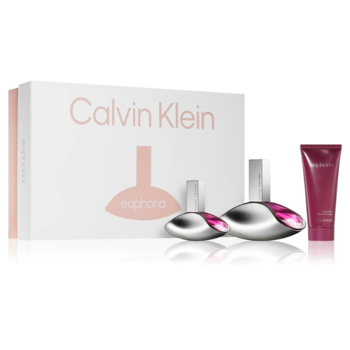 Bộ nước hoa CALVIN KLEIN EUPHORIA EDP 100ML + Mini 30ml + Body lotion 100ml_TGNH