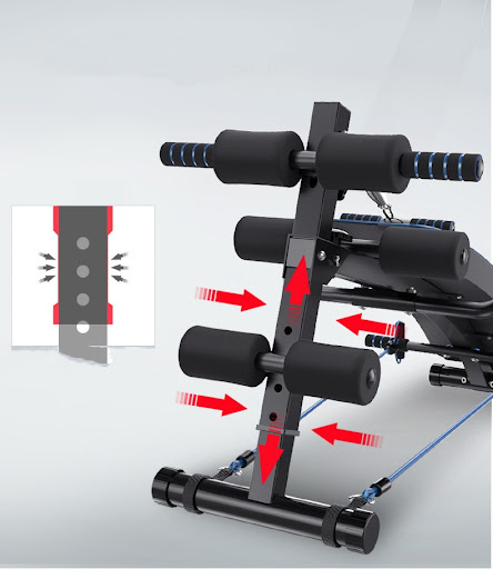 Title 1, Supine Board Indoor Sit-up Aids Fitness Equipme...