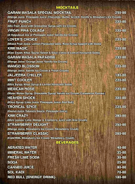 Garam Masala menu 6