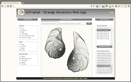 ezFractal - Strange Attractors App