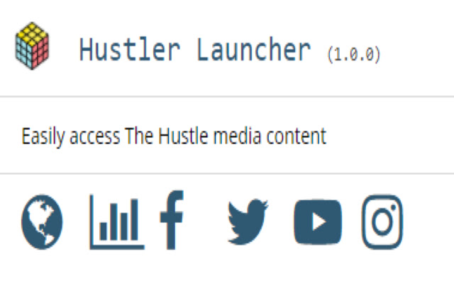 Hustler Launcher chrome extension