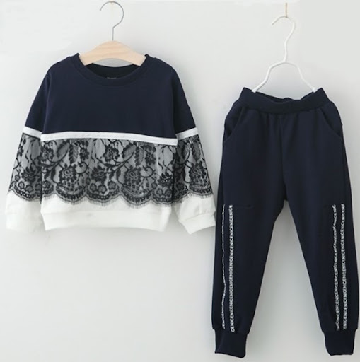 Title 7, Autumn girls sports suit designed for active pl...