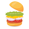 Delicious Burger Cooking Free  icon