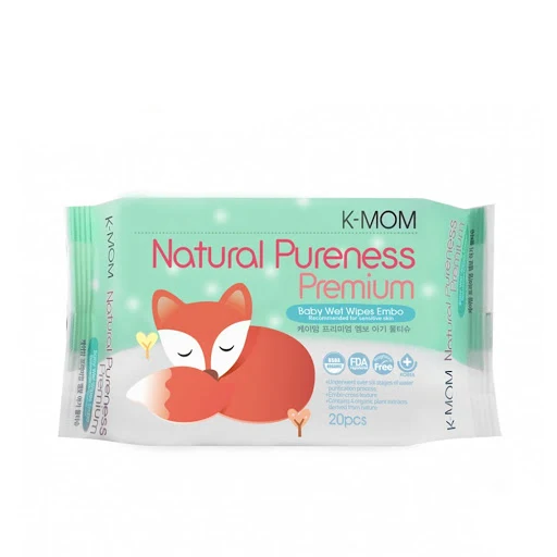 Khăn ướt cao cấp K-Mom vân nổi (20c)